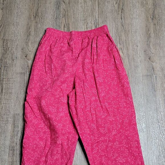 Boscali Pull On Elastic Waist Pants ~ Sz L ~ Pink ~ High Rise ~ 30" Inseam - Picture 6 of 7